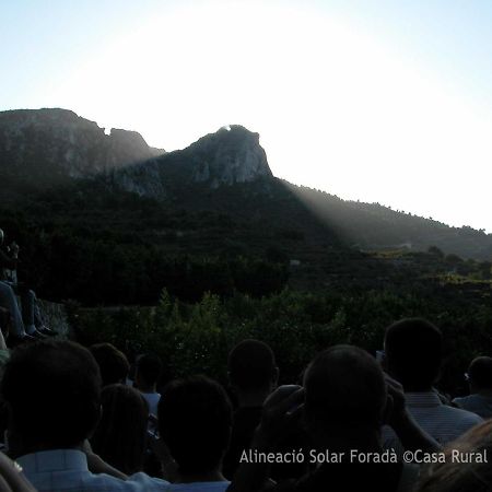 Buhardilla Rústica en la Vall de Gallinera Aparthotel Patró Exterior foto